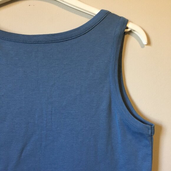 Northern Reflections Sky Blue Cotton Tank Top - Picture 5 of 10